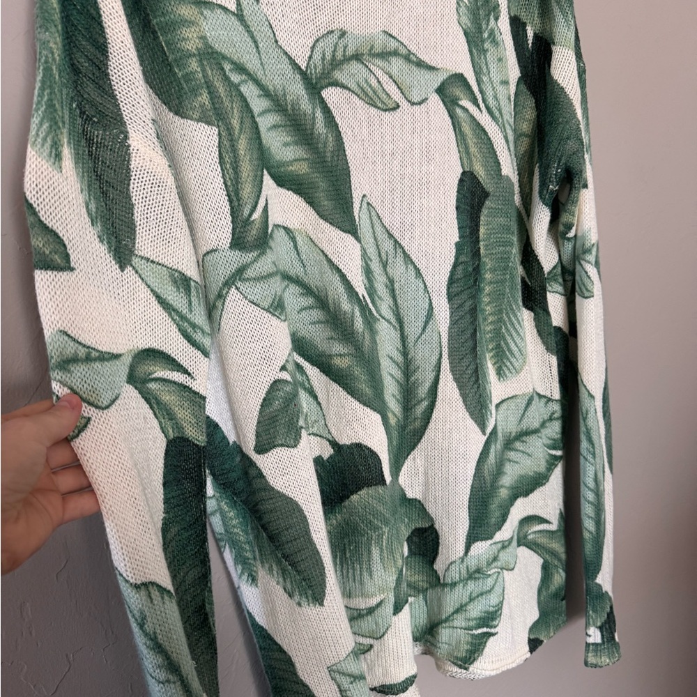 Show Me Your Mumu x REVOLVE Ryan Rene Reversible Sweater in Palmtini Knit - Picture 6 of 12